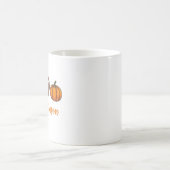 Es ist die Saison Herbstfußball Kaffeetasse (Mittel)