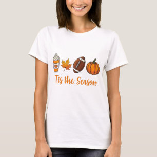 Es ist die Saison Herbstfußball T-Shirt