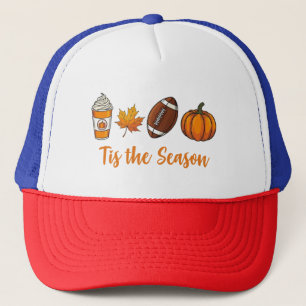 Es ist die Saison Herbstfußball Truckerkappe