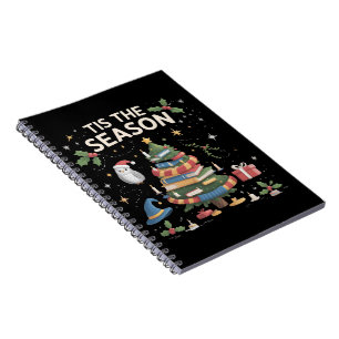 Es ist die Saison Hexenschule Weihnachten Cozy Mag Notizblock