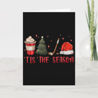 Es ist die Saison Hockey Kaffee Weihnachtsbaum Eis