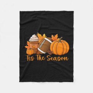 Es ist die Saison Kürbis Fußll Saison Herbst Dank Fleecedecke