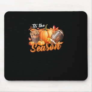 Es ist die Saison Kürbisblatt-Latte Herbst Dankfes Mousepad