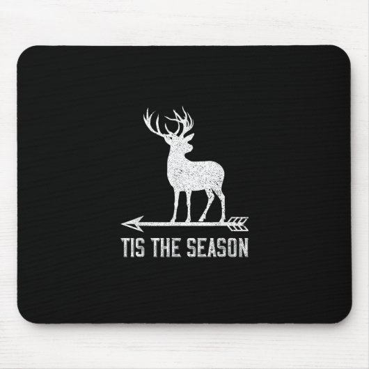 Es ist die Saison Lustiger Hirschjagd Mousepad (Vorne)