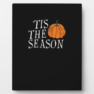 Es ist die Saison Süße Halloween-Kürbis Fotoplatte