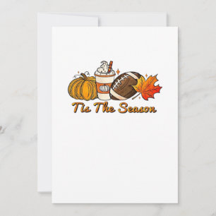 Es ist die Saison Thanksgiving-Blatt-Gewürz-Fußbal Feiertagskarte