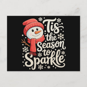 Es ist die Saison, um den Schneemann Weihnachten X