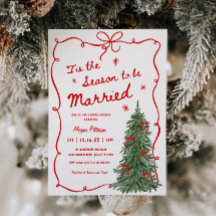 Es ist die Saison, um Weihnachten verheiratet zu s