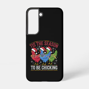 Es ist die Saison, um Weihnachts-Hühnchen-Western  Samsung Galaxy Hülle