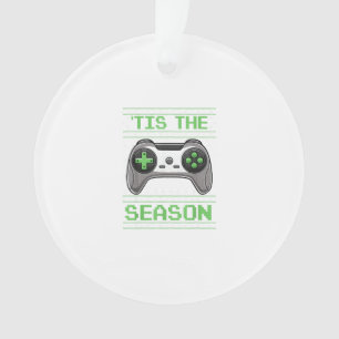 Es ist die Saison Videospiele Weihnachten Xmas Gam Ornament