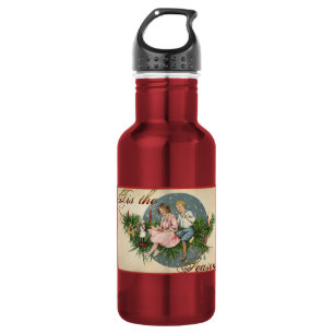 Es ist die Saison Vintage Scene Trinkflasche