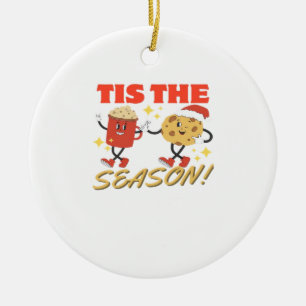 Es ist die Saison Weihnachten Retro-Figuren Keramik Ornament