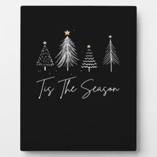 Es ist die Saison Weihnachten Retro Klassiker Fotoplatte