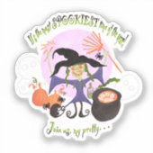 "Es ist die schönste Zeit des Jahres!" Aufkleber (Vorderseite)