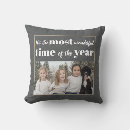 Es ist die schönste Zeit des Jahres! Foto Kissen