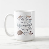 Es ist die schönste Zeit des Jahres Kaffee Mu Kaffeetasse (Links)