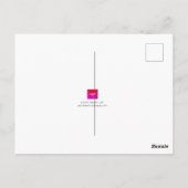 "Es ist die schönste Zeit des Jahres!" Postkarte (Rückseite)