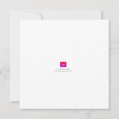 "Es ist die schönste Zeit des Jahres!" Save The Date (Rückseite)