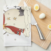 Es ist die schönste Zeit des Jahres Schneemann Geschirrtuch (Viertel Falte)