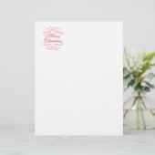 Es ist die schönste Zeit ... Weihnachtsbrief (Stehend Vorderseite)