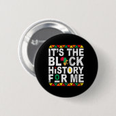 Es ist die schwarze Geschichte für mich History Mo Button (Vorne & Hinten)