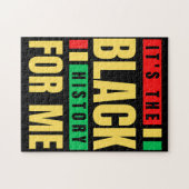 Es ist die schwarze Geschichte für mich Melanin Si Puzzle (Horizontal)