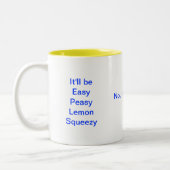 Es ist die schwierige schwierige schwierige zweifarbige tasse (Links)