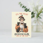 "Es ist die spektakulärste Zeit des Jahres" Postkarte (Stehend Vorderseite)