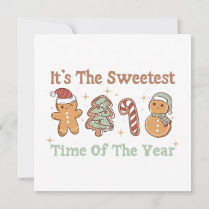 Es ist die süßeste Zeit des Jahres Cute Funny Xmas Einladung