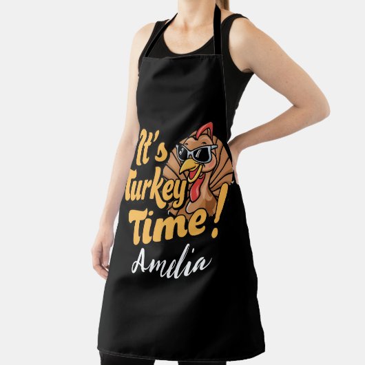 Es ist die Türkei Time Erntedank Fall Holiday Cook Schürze (InSitu)