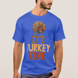 Es ist die Türkei Zeit lustige Türkei Lebensmittel T-Shirt