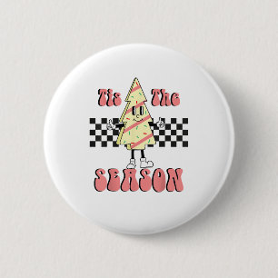 Es ist die Weihnachtszeit Weihnachtsbaum Groovy Re Button