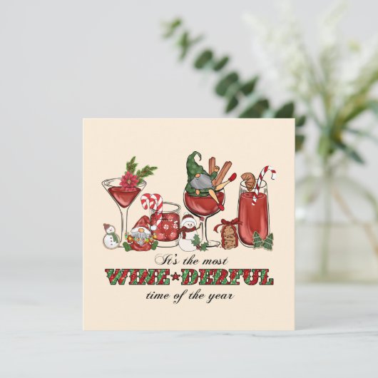 Es ist die wine-derful Zeit (Stehend Vorderseite)