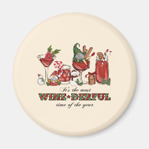 Es ist die wine-derful Zeit Magnet
