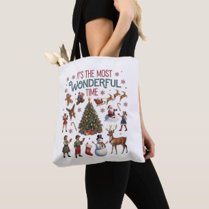 Es ist die wunderbarste Weihnachtszeit Vintage  Tasche