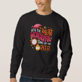 Es ist die wunderbarste Zeit der Bierweihnachtszei Sweatshirt (Vorderseite)