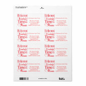 Es ist die wunderbarste Zeit des Jahres (Vorne)