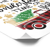 Es ist die wunderbarste Zeit des Jahres Fotodruck (Ecke)