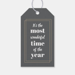 Es ist die wunderbarste Zeit des Jahres Geschenkanhänger