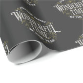 Es ist die wunderbarste Zeit des Jahres Geschenkpapier (Rolleneckpunkt)