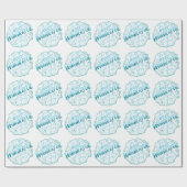 Es ist die wunderbarste Zeit des Jahres Geschenkpapier (Flach)