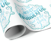 Es ist die wunderbarste Zeit des Jahres Geschenkpapier (Rolleneckpunkt)