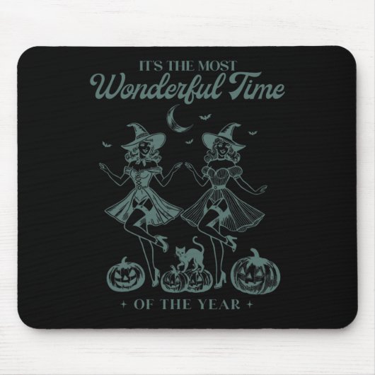 Es ist die wunderbarste Zeit des Jahres Halloween Mousepad (Vorne)