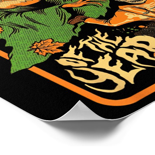 Es ist die wunderbarste Zeit des Jahres Halloween Poster (Ecke)