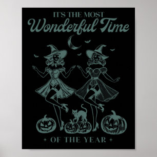Es ist die wunderbarste Zeit des Jahres Halloween Poster