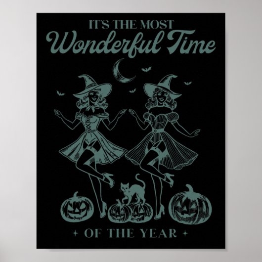 Es ist die wunderbarste Zeit des Jahres Halloween Poster (Vorne)