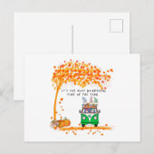 Es ist die wunderbarste Zeit des Jahres, in der di Postkarte (Vorne/Hinten)