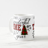 Es ist die wunderbarste Zeit des Jahres Kaffee Mu Kaffeetasse (Vorderseite Links)