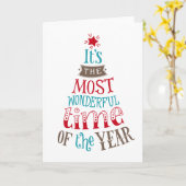 Es ist die wunderbarste Zeit des Jahres Karte (Gelbe Blume)