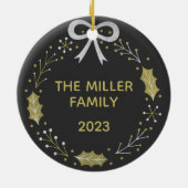 Es ist die wunderbarste Zeit des Jahres Keramik Ornament (Hinten)